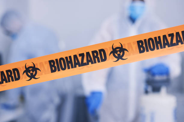 Professional Biohazard Cleanup technician working in Kingston, TN